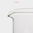 Колба для френч-пресса Доляна «Классика», 600 мл, d=8.6 см, стекло - Фото 2