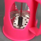 Чайник заварочный френч - пресс Доляна «Оливер», 600 мл, стекло, цвет розовый фуксия - Фото 4