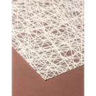 Салфетка сервировочная на стол «Путаница», ажурная, 45×30 см, бежевая - Фото 4