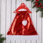 Колпак новогодний «Солнечная голография» 28×36 см, красный - Фото 4