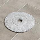 Насадка к набору для плоской швабры, d=23 см, комплектующие к набору, микрофибра, цвет серый - Фото 1