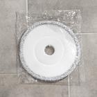 Насадка к набору для плоской швабры, d=23 см, комплектующие к набору, микрофибра, цвет серый - Фото 5