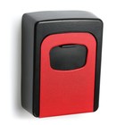 Сейф-ключница кодовая ТУНДРА, металлическая , усиленная, красный - фото 6317615