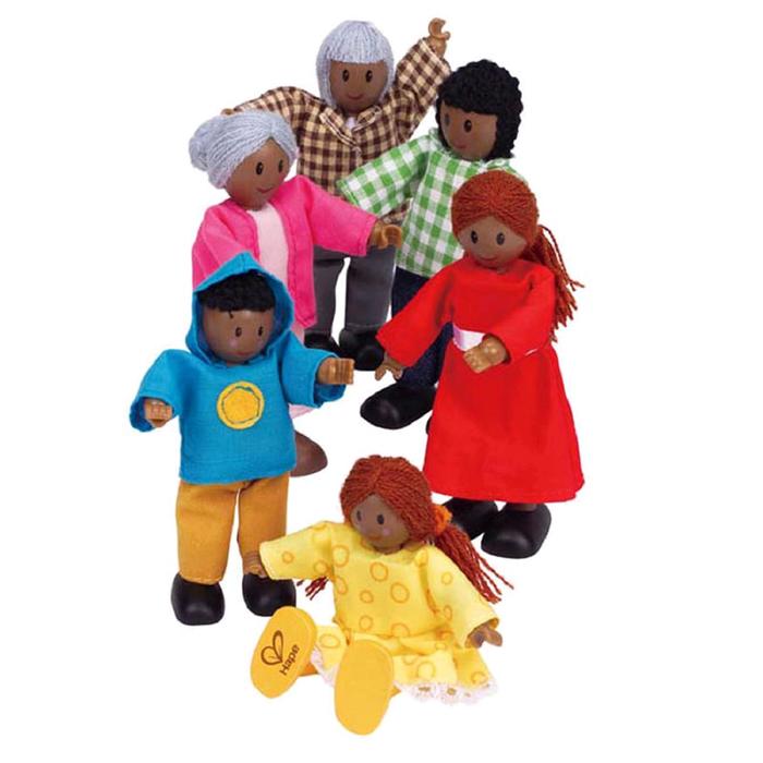 Набор мини-кукол «Счастливая афроамериканская семья» - фото 1908581603