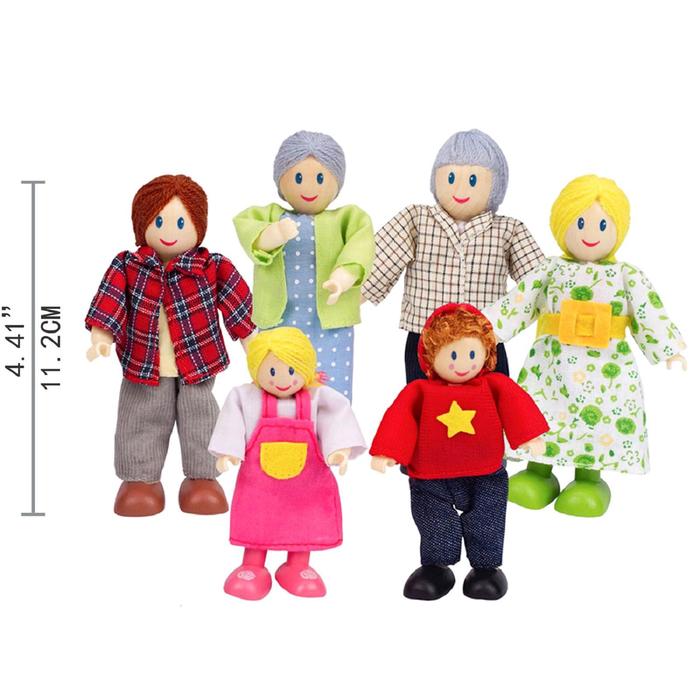 Набор мини-кукол «Счастливая европейская семья» - фото 1918978630