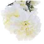 цветы искусственные куст гвоздики 68 см белый - Фото 2