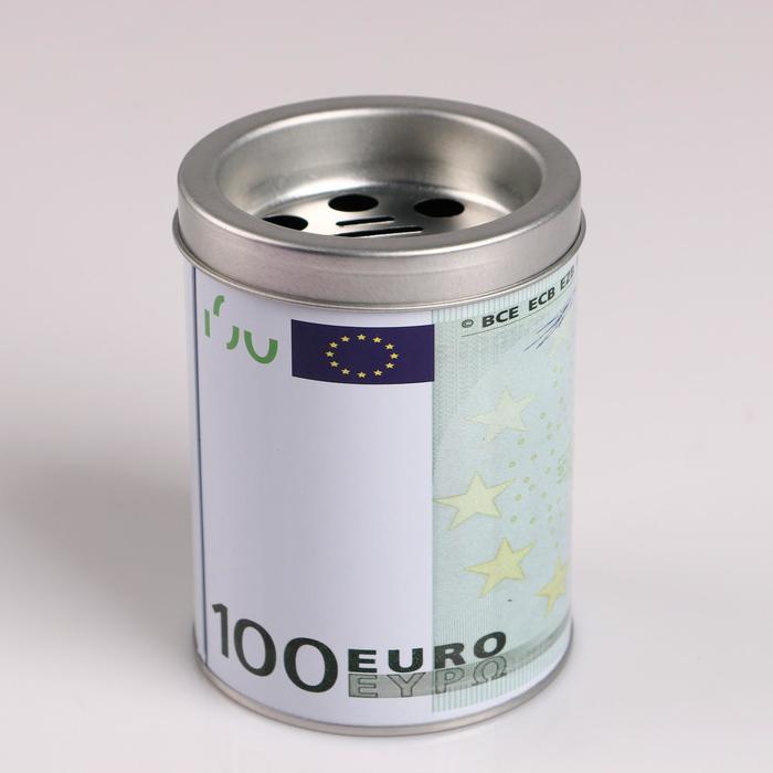 Пепельница бездымная "Euro", 7.7 х 10.2 см, микс