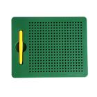 Планшет обучающий «Магнитное рисование», 380 отверстий, цвет зелёный - фото 3705252