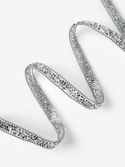 Стразы и бусины термоклеевые, 10 мм, 4.5±0.5 м, цвет серебряный