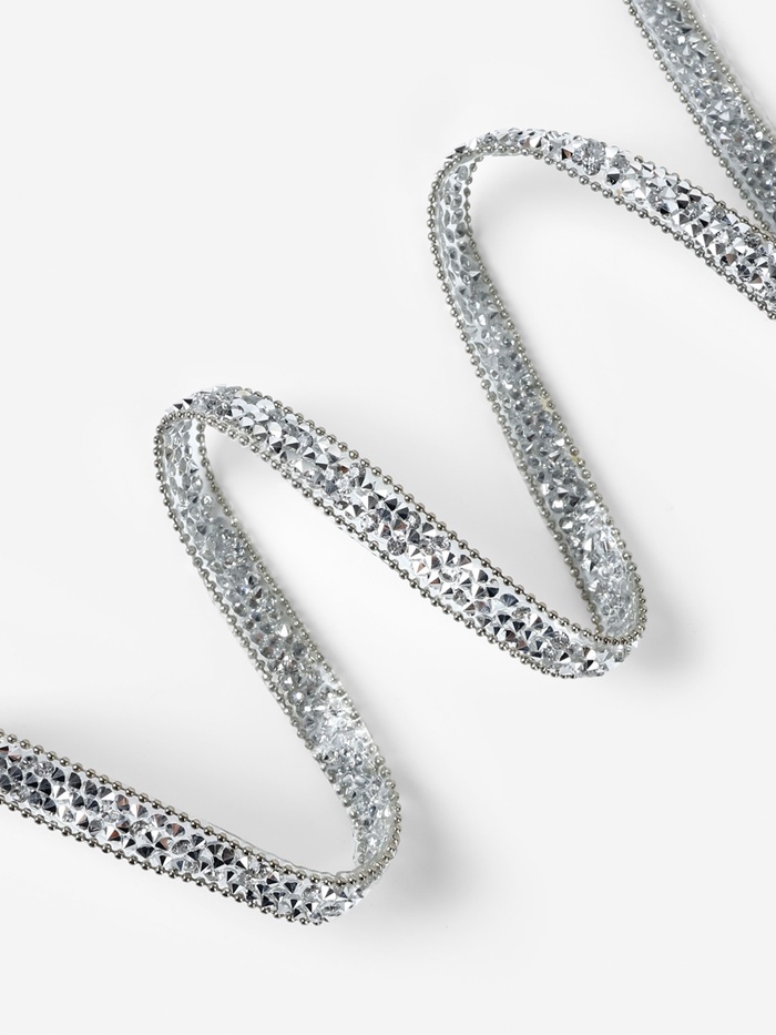 Стразы и бусины термоклеевые, 10 мм, 4.5±0.5 м, цвет серебряный