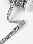 Стразы и бусины термоклеевые, 10 мм, 4.5±0.5 м, цвет серебряный - Фото 2