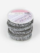 Стразы и бусины термоклеевые, 10 мм, 4.5±0.5 м, цвет серебряный - Фото 3