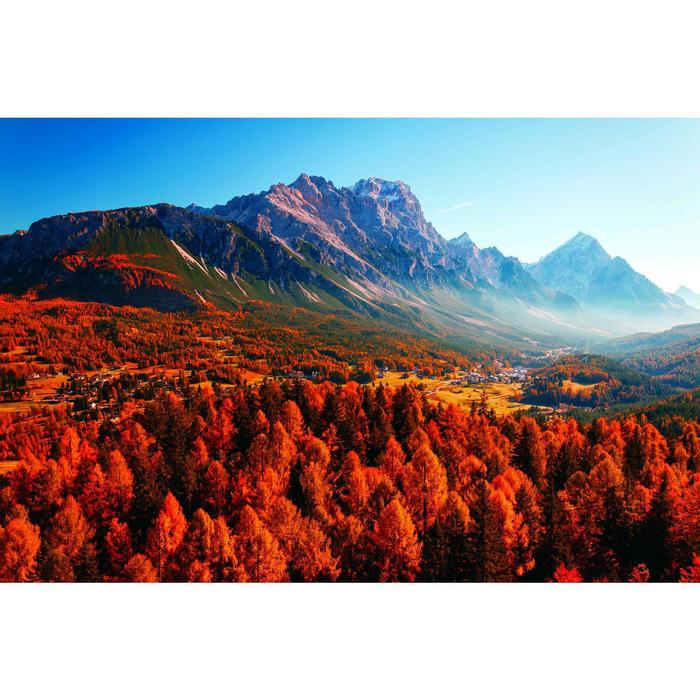Фотобаннер, 250 × 200 см, с фотопечатью, люверсы шаг 1 м, «Осень в горах» - фото 1908581993