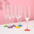 Набор бокалов для шампанского «Виола», 190 мл, 6 шт - фото 318359295