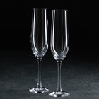 Набор бокалов для шампанского «Виола», 190 мл, 2 шт - фото 9036680