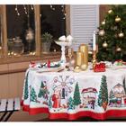 Скатерть новогодняя «Этель. Новогодняя ярмарка», d=150 ± 3 см с ГМВО, 100% хлопок, саржа 190 г/м² - Фото 1