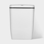 Ведро для мусора сенсорное Доляна, 12 л, белое - Фото 5