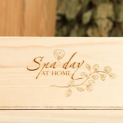 Ящик Spa Day at Home, 24.5×14×8 см, деревянный, МИКС