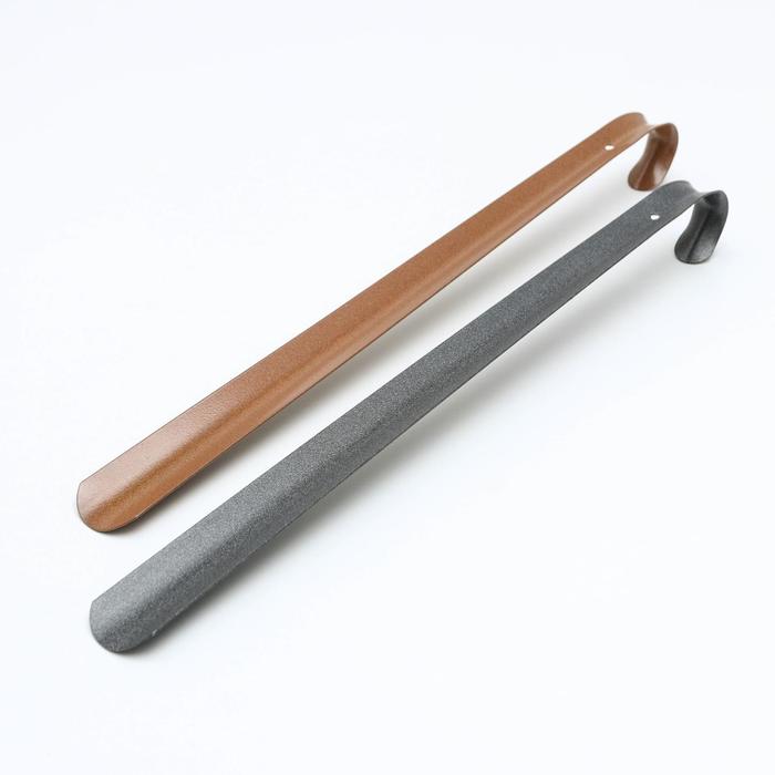 Ложка для обуви Solomon-De Luxe, 45 см, толщина 1.5 мм, металл, МИКС - Фото 1