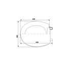 Сиденье для унитаза «Уклад» СУ 80.07.80, для унитазов Элисса, Дачный 5223725