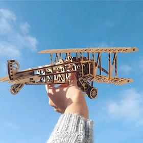 

Механический 3D-пазл из дерева «Самолет»