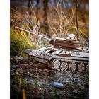 Сборная модель из дерева «Танк Т-34-85 механический» - Фото 1