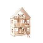 Конструктор-кукольный домик «Коттедж с мебелью» из дерева - Фото 4