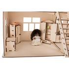 Конструктор-кукольный домик «Коттедж с мебелью» из дерева - Фото 9