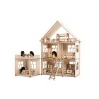 Конструктор-кукольный домик «Коттедж с пристройкой и мебелью» из дерева - Фото 12