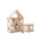 Конструктор-кукольный домик «Коттедж с пристройкой» из дерева - Фото 6
