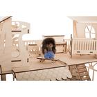 Домик кукольный ХэппиДом Premium «Коттедж», трёхэтажный, с мебелью, сборная модель - Фото 14