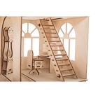 Домик кукольный ХэппиДом Premium «Коттедж», трёхэтажный, с мебелью, сборная модель - Фото 6