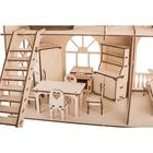 Домик кукольный ХэппиДом Premium «Коттедж», трёхэтажный, с мебелью, сборная модель - Фото 8
