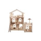 Домик кукольный ХэппиДом Premium «Коттедж», трёхэтажный, с пристройкой, с мебелью, сборная модель - Фото 15