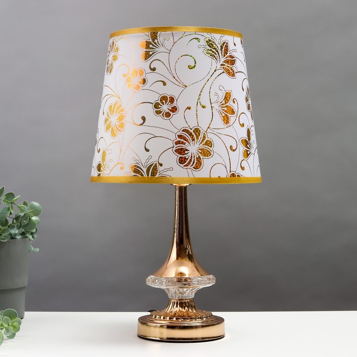 Лампа настольная 58079/1 E27 40Вт золото 21,5х21,5х36см