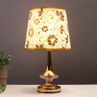 Лампа настольная RISALUX 58079/1, E27, 40 Вт, золотистая, 21.5×21.5×36 см  (артикул 5043835)  большой выбор товаров оптом и в розницу по низким ценам с доставкой