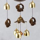 Музыка ветра металл, пластик "Карп и ожерелье" 5 колокольчиков 64 см - фото 21101594