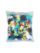 Клипсы и пистоны крепежные, набор 100 шт - фото 809189375