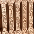 Абажур деревянный угловой плоский "Русские узоры" 29,5х27,5х6 см - Фото 3