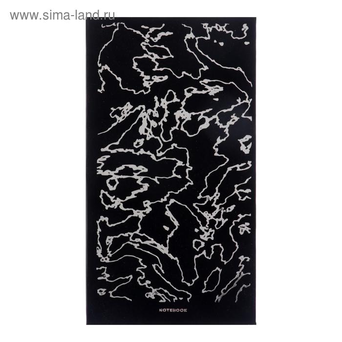 Записная книжка карманная А6, 100 листов Еlegance "Дизайн-3", интегральная обложка, ламинация Soft Touch, тиснение фольгой, блок 80 г/м2 - Фото 1