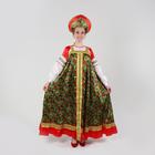 Русский костюм женский «Рябиновые гроздья» платье, кокошник, р-р 44, рост 170 - фото 2174431