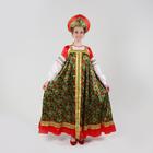 Русский костюм женский «Рябиновые гроздья» платье, кокошник, р-р 48, рост 170 - фото 9037510
