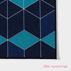 Коврик Доляна «Бурлеск», 40×60 см, цвет синий - Фото 2
