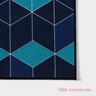 Коврик для дома Доляна «Бурлеск», 40×60 см, синий - Фото 3