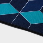 Коврик Доляна «Бурлеск», 40×60 см, цвет синий - фото 8664656
