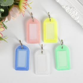 Бирка для ключей на кольце «Идентификатор. Малыш», пластик, МИКС 623943