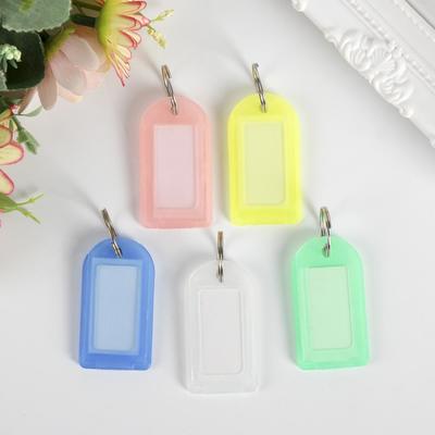 Бирка для ключей на кольце «Идентификатор. Малыш», пластик, МИКС