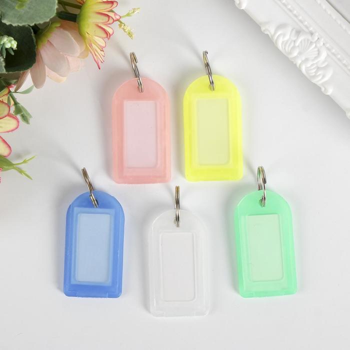 Бирка для ключей на кольце «Идентификатор. Малыш», пластик, МИКС - Фото 1