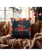 Наволочка декоративная новогодняя «Этель. Merry Christmas», 40×40 см - Фото 2