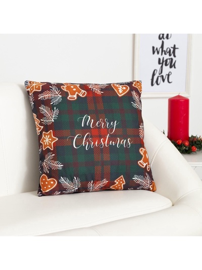 Наволочка декоративная новогодняя «Этель. Merry Christmas», 40×40 см